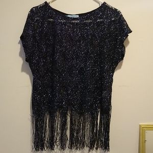 Maurice's Sheer Shimmer Top